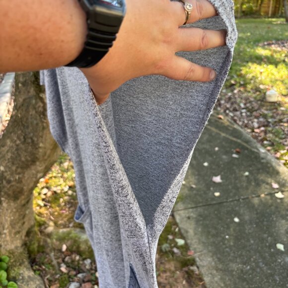 Latched Mama Nest Nursing Tunic in Whisper (Maternity or Nursing Friendly) - Picture 2 of 4